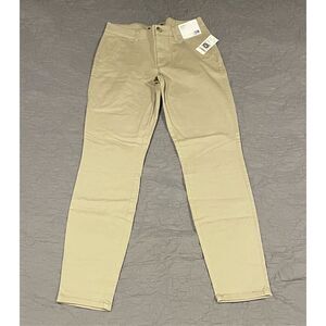 Aeropostale Khaki Uniform Skinny Stretch Work Pants Tan 2 New